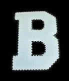 2" Shirt Sim Stitch Pocket Placket Letter - Unapplied - Image 2