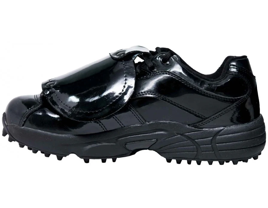 3n2 Reaction Pro Plate Umpire Shoe Lo Cut Patent Leather - D Width - Image 4
