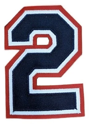 4"  Navy on White on Red - 3 Color TT - Unapplied