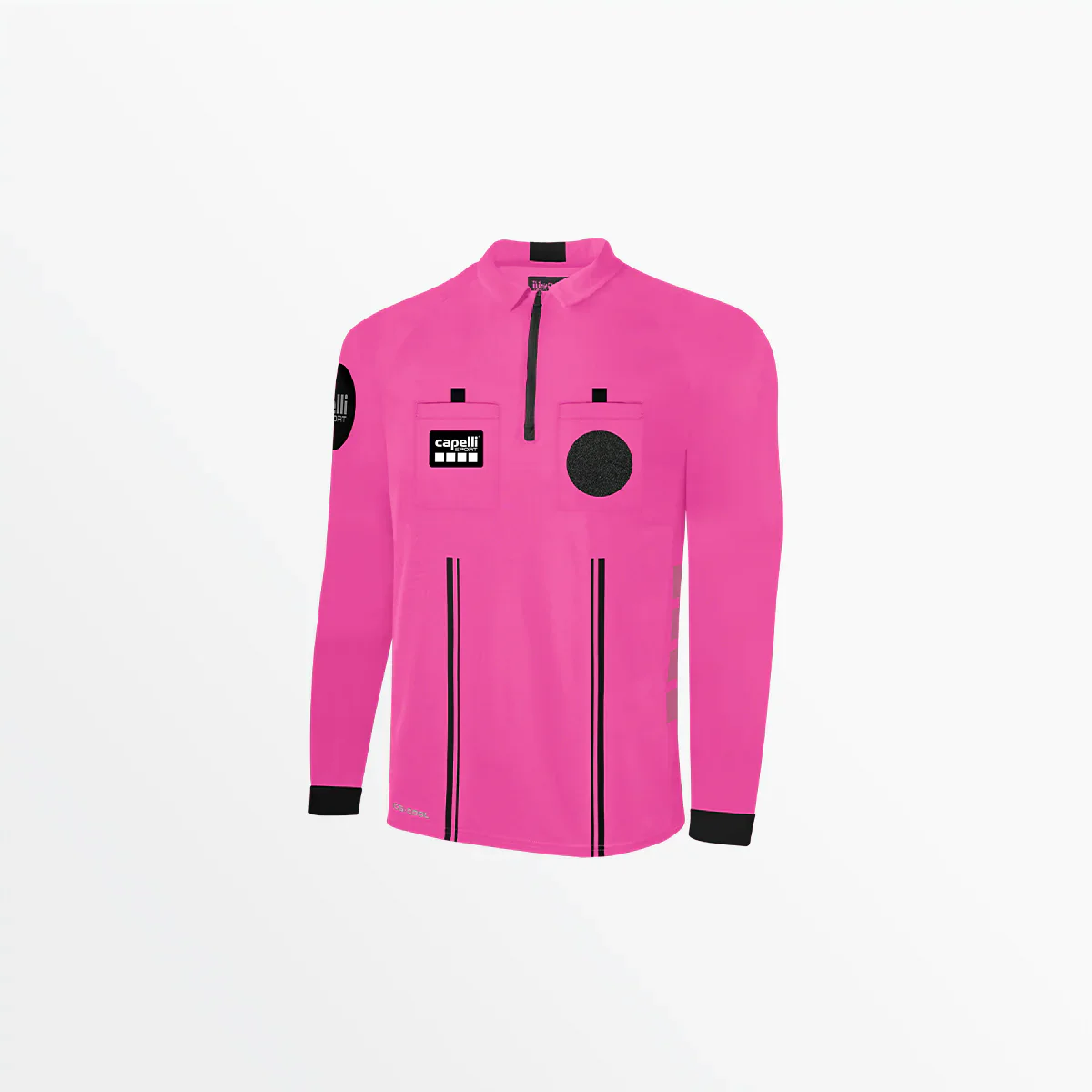 Capelli Sport Men's Soccer Referee 1/4 Zip Long Sleeve Jersey - Image 3