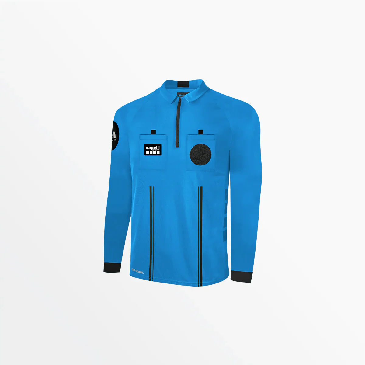 Capelli Sport Men's Soccer Referee 1/4 Zip Long Sleeve Jersey - Image 5