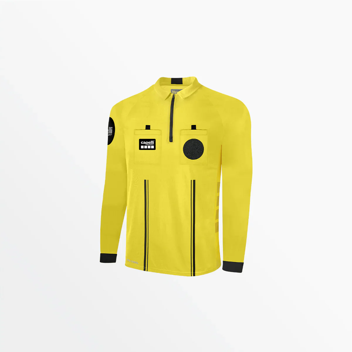 Capelli Sport Men's Soccer Referee 1/4 Zip Long Sleeve Jersey - Image 6