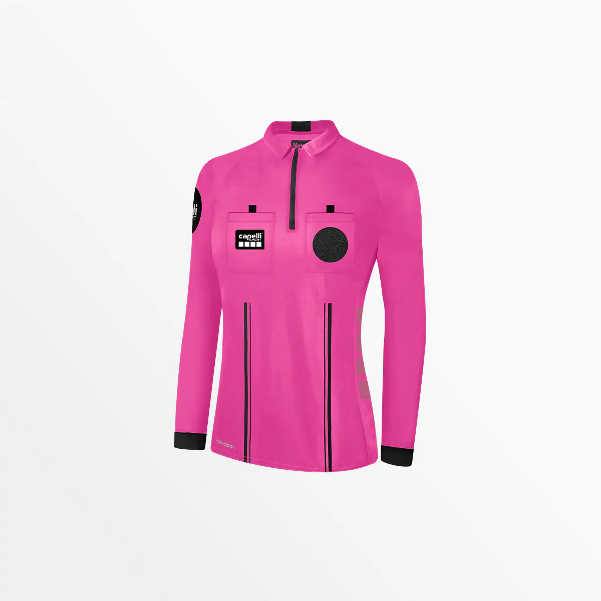 Capelli Sport Women's Soccer Referee 1/4 Zip Long Sleeve Jersey - Image 3