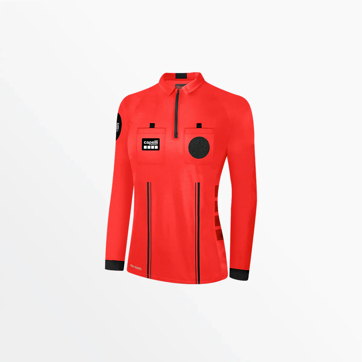 Capelli Sport Women's Soccer Referee 1/4 Zip Long Sleeve Jersey - Image 4