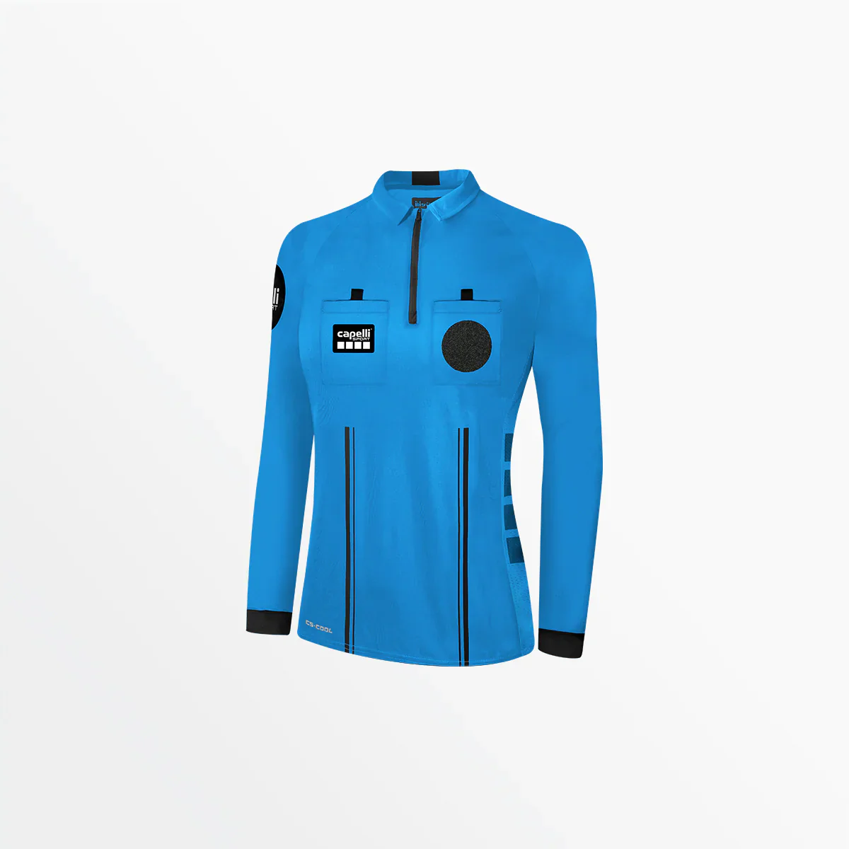 Capelli Sport Women's Soccer Referee 1/4 Zip Long Sleeve Jersey - Image 5