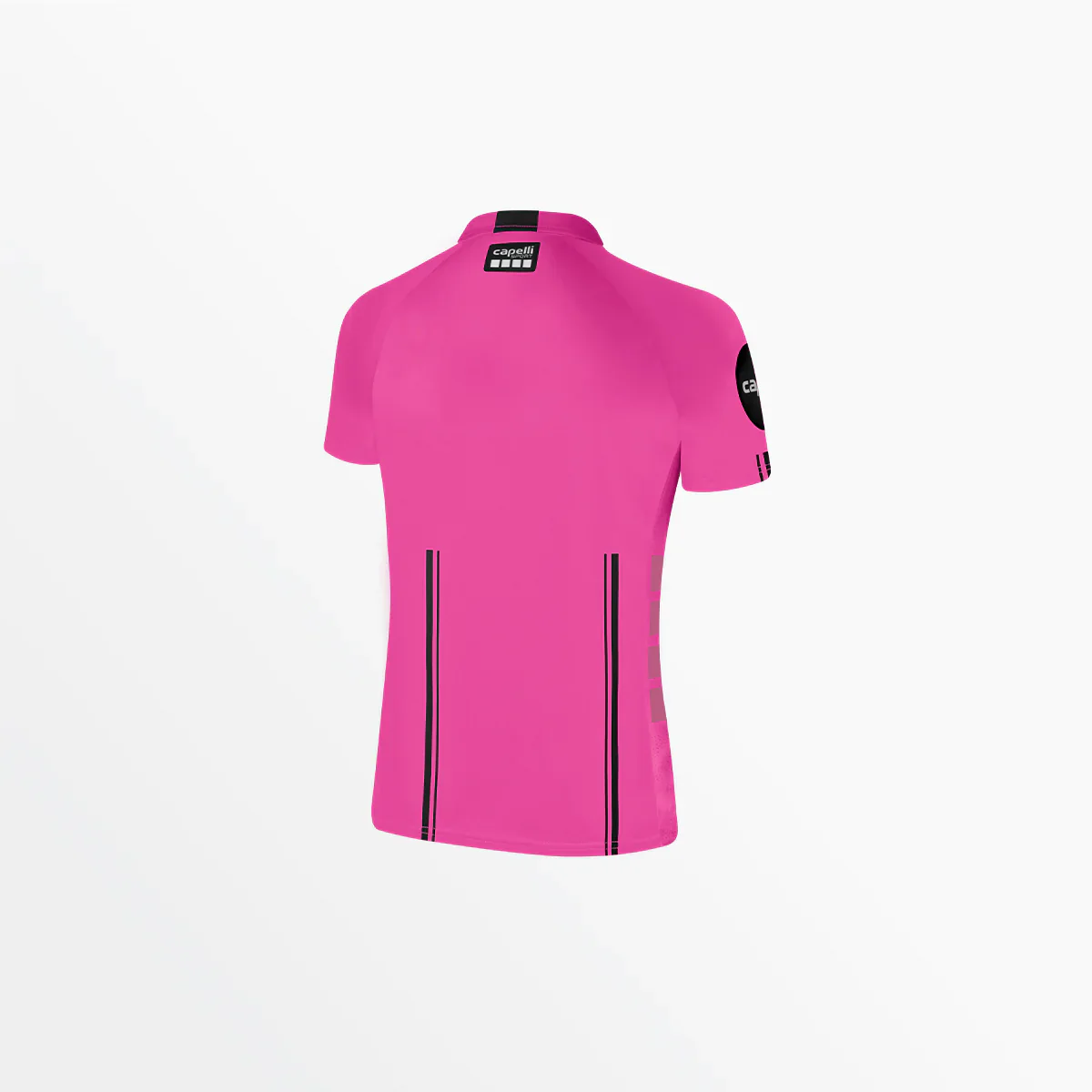 Capelli Sport Women's Soccer Referee 1/4 Zip Short Sleeve Jersey - Image 10