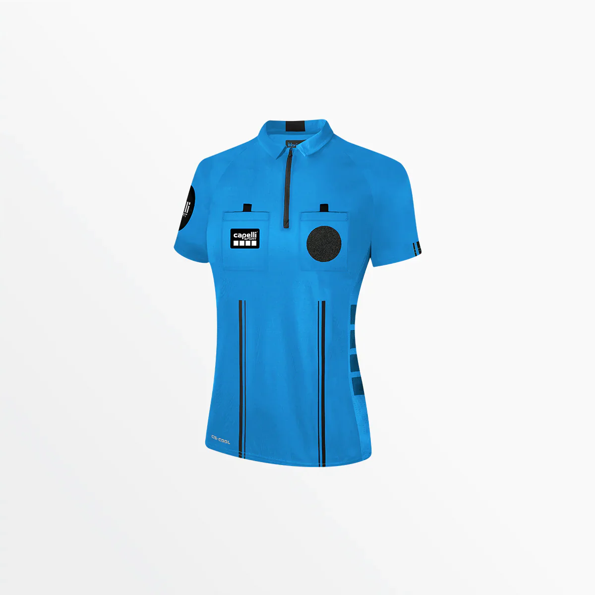 Capelli Sport Women's Soccer Referee 1/4 Zip Short Sleeve Jersey - Image 5