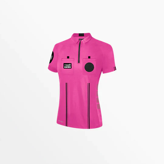 Capelli Sport Women's Soccer Referee 1/4 Zip Short Sleeve Jersey - Image 9