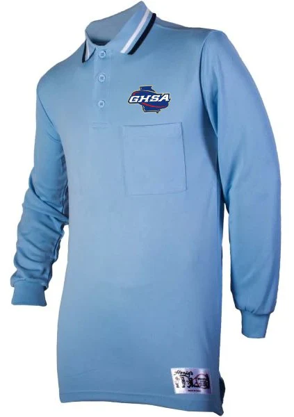 Georgia High School Association [GHSA] Major League Long Sleeve Umpire Shirt - Image 2