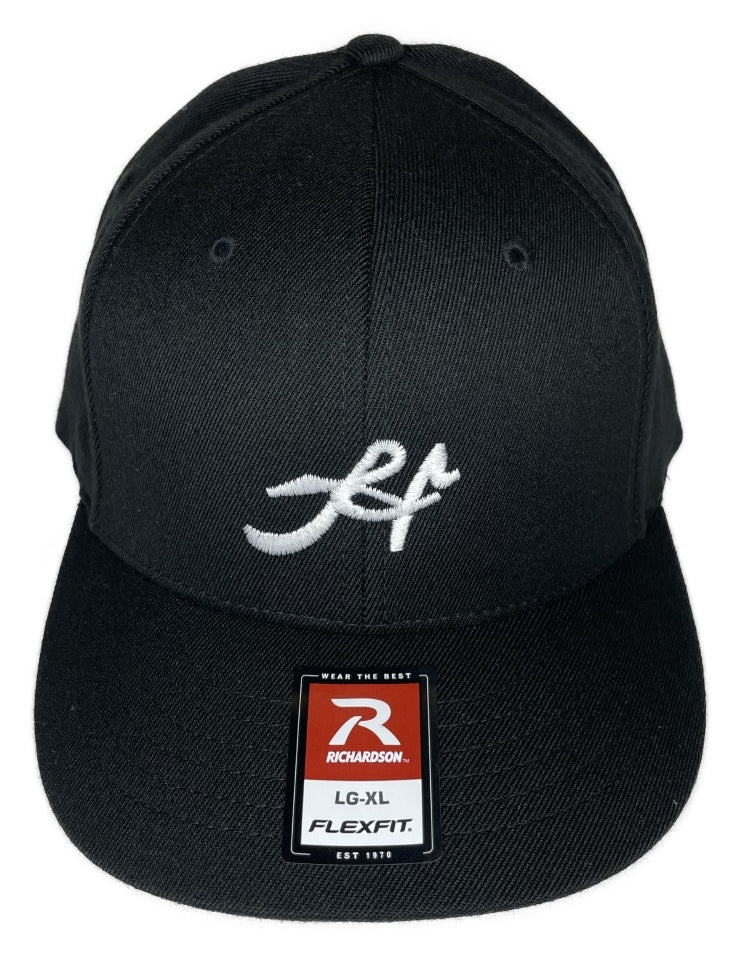 Honig's "H" Logo Richardson FLEX-FIT Stretch Hat - Black - Image 2