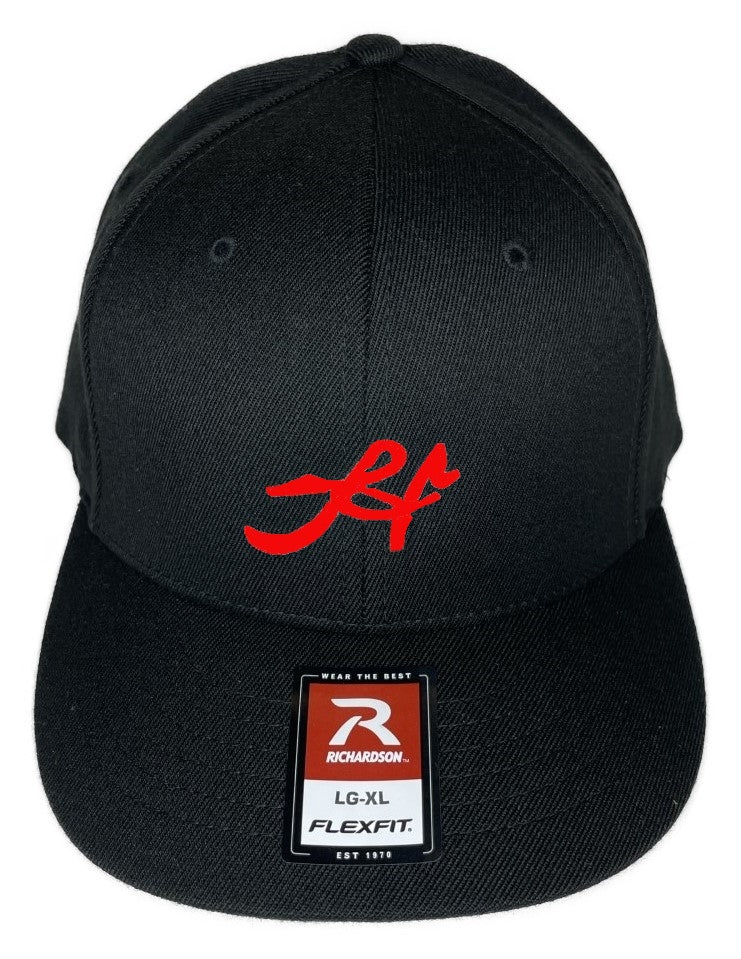 Honig's "H" Logo Richardson FLEX-FIT Stretch Hat - Black - Image 3