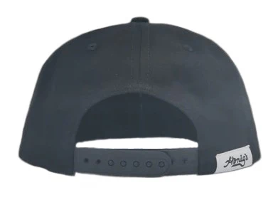 Honig's Authentic Custom Black Cotton Twill Hat With Logoed Leather Patch - Image 2