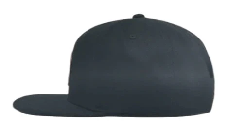 Honig's Authentic Custom Black Cotton Twill Hat With Logoed Leather Patch - Image 3