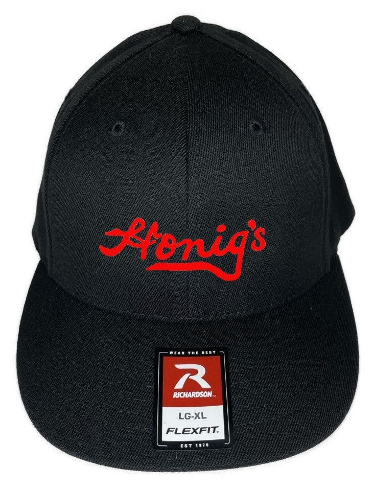 Honig's Logo Richardson FLEX-FIT Stretch Hat - Black - Image 3