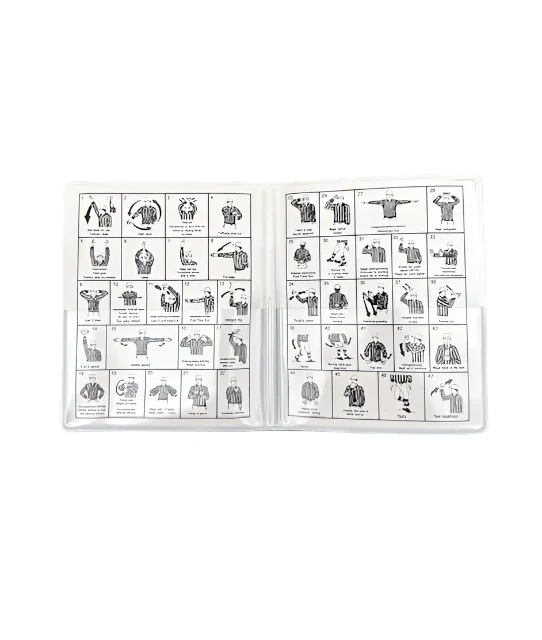 Honig's Football Card Holder with Signals - Image 2