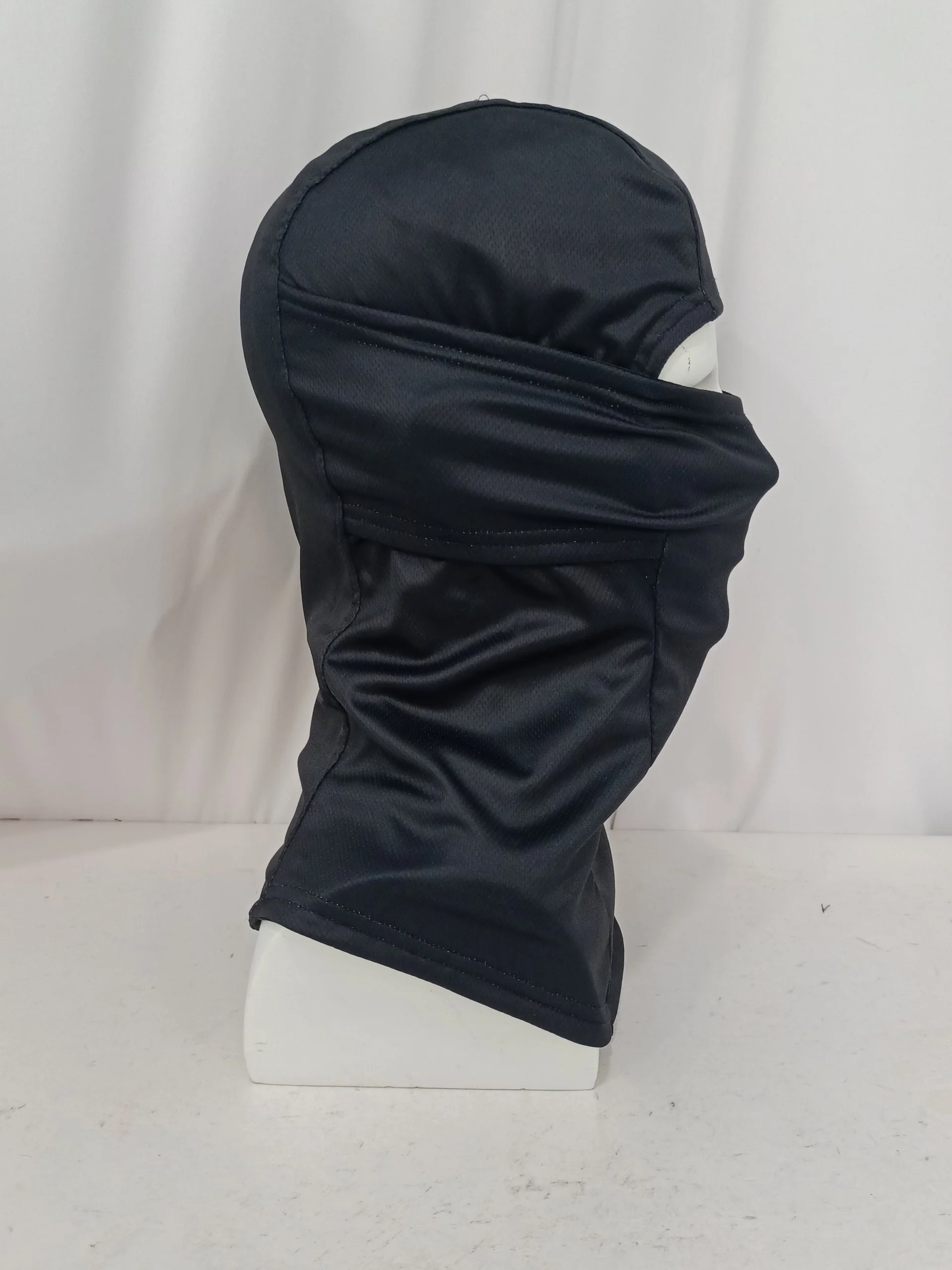 Honig's Full Face 2-Ply Athletic Foul Weather Hood - Black - Image 2