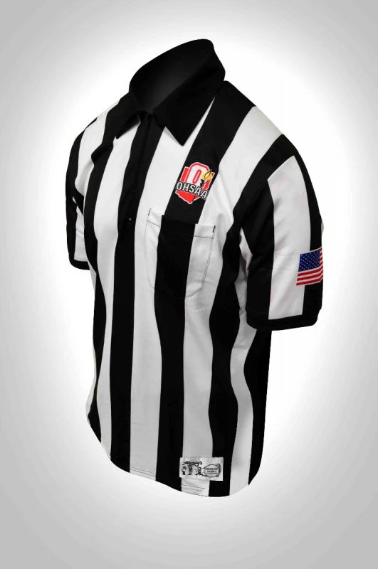 Ohio High School Athletic Assoc [OHSAA] Sublimated 2.25" Short Sleeve Ultra Tech Football Shirt