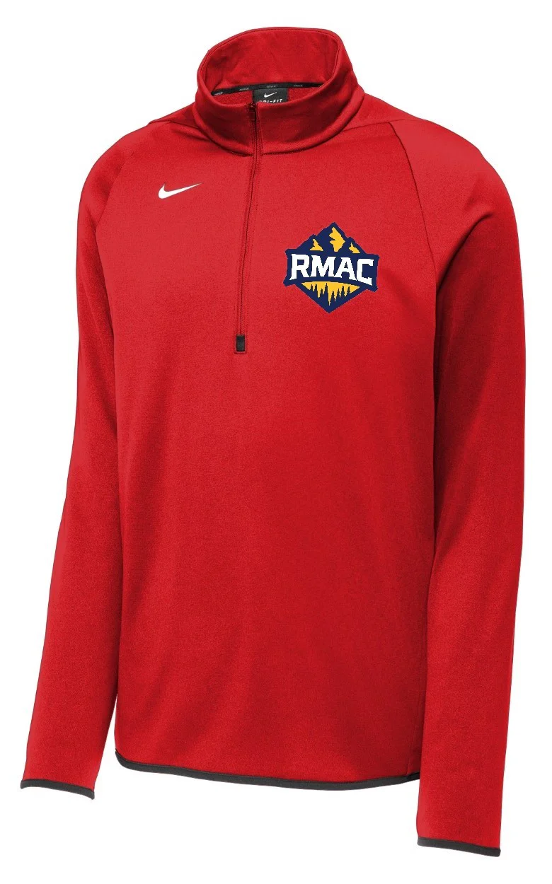 Rocky Mountain Athletic Conference Logo [RMAC] Nike Quarter Zip - Image 4