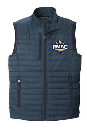 Rocky Mountain Athletic Conference Logo [RMAC] Packable Puffy Vest - Image 3