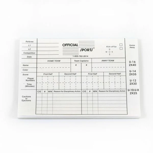 Soccer Report Forms