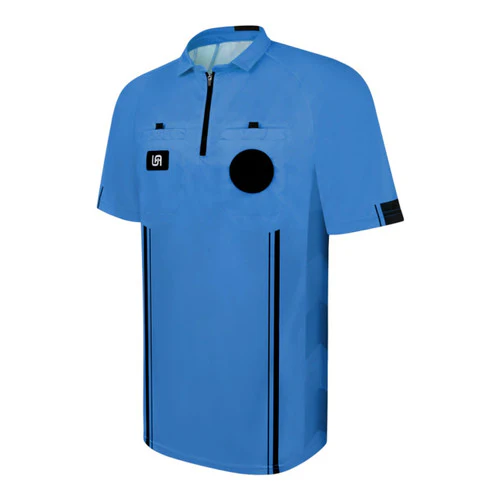 United Attire Elite High School Soccer Referee Jersey - Short Sleeve - Image 3